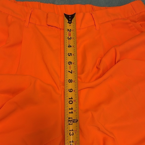 Silky a new day High-rise EXTRA Wide-leg Trousers ORANGE Women’s Sz 17 flowing - Picture 13 of 16